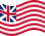 Bandiera Grand Union (USA 1775-1777) statica