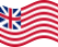 Bandiera Grand Union (USA 1775-1777) statica