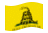Gadsden (USA 1775 ca.)-Bandiera sventolante