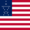 Great Star (USA 1818-1819)-Bandiera quadrata