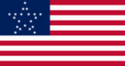 Grafica della bandiera Great Star (USA 1818-1819)