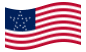 Great Star (USA 1818-1819)-Bandiera sventolante