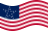 Bandiera Great Star (USA 1818-1819) statica