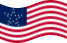 Bandiera Great Star (USA 1818-1819) statica