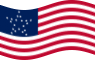 Bandiera Great Star (USA 1818-1819) statica