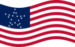 Bandiera Great Star (USA 1818-1819) statica