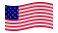 Star-Spangled Banner (USA 1795-1818)-Bandiera sventolante