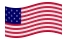Star-Spangled Banner (USA 1795-1818)-Bandiera sventolante
