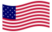 Bandiera animata Star-Spangled Banner (USA 1795-1818)