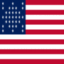 Fort Sumter (USA 1861)-Bandiera quadrata