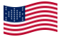 Fort Sumter (USA 1861)-Bandiera sventolante