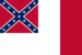 Blood-Stained Banner (Stati Confederati 1865)-Bandiera rettangolare