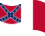 Bandiera Blood-Stained Banner (Stati Confederati 1865) statica