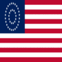USA 37 stelle (1867-1877)-Bandiera quadrata