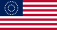 Grafica della bandiera USA 37 stelle (1867-1877)