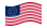 USA 37 stelle (1867-1877)-Bandiera sventolante