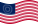 Bandiera USA 37 stelle (1867-1877) statica