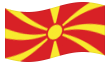 Macedonia-Bandiera sventolante