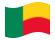 Benin-Bandiera sventolante