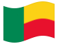 Bandiera animata Benin