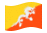 Bhutan-Bandiera sventolante
