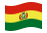 Bolivia-Bandiera sventolante