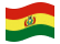 Bolivia-Bandiera sventolante