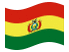 Bolivia-Bandiera sventolante