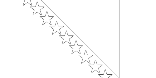 Contorno della bandiera Bosnia ed Erzegovina da colorare
