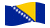 Bosnia ed Erzegovina-Bandiera sventolante