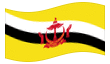 Bandiera animata Brunei Darussalam