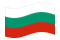 Bulgaria-Bandiera sventolante