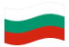 Bulgaria-Bandiera sventolante