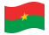 Burkina Faso-Bandiera sventolante