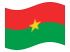 Burkina Faso-Bandiera sventolante