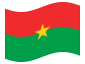 Bandiera animata Burkina Faso