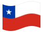 Bandiera animata Cile