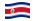 Costa Rica-Bandiera sventolante