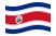 Costa Rica-Bandiera sventolante