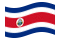 Costa Rica-Bandiera sventolante