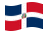 Repubblica Dominicana-Bandiera sventolante