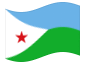 Bandiera animata Gibuti