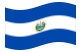 El Salvador-Bandiera sventolante