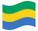 Bandiera animata Gabon