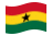 Ghana-Bandiera sventolante