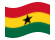 Ghana-Bandiera sventolante