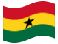 Bandiera animata Ghana
