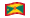 Grenada-Bandiera sventolante