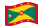 Grenada-Bandiera sventolante