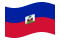 Haiti-Bandiera sventolante
